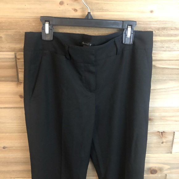 Theory Alford black wool blend trousers size 4 - Picture 2 of 6